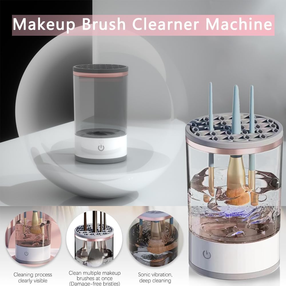 🌸 Automatic makeup brush cleaner 🌸