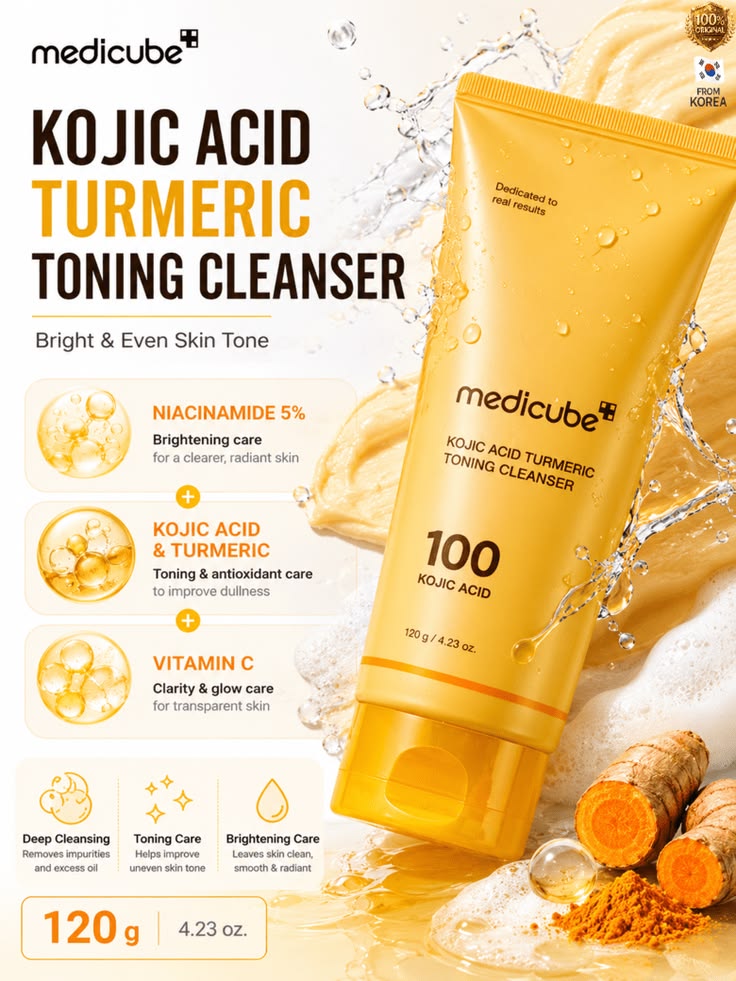 Golden Glow Kojic Cleanser ✨
